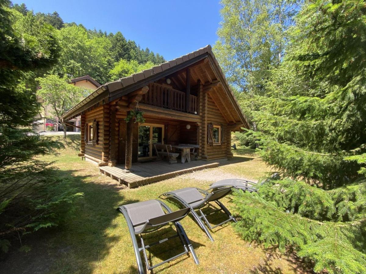 L'Ours Noir Chalet En Rondins La Bresse Exterior foto